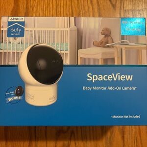 Eufy SpaceView Baby Monitor Camera - White/Black